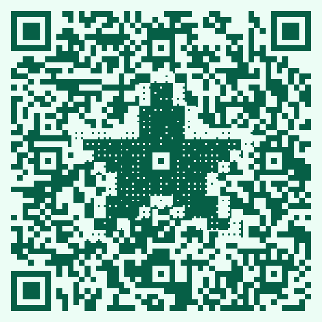 Version 9 pixel art QR code with a star icon, showing how a higher version gives the artwork more resolution
