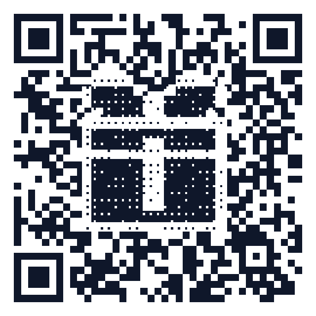 内部画有像素礼盒图标的二维码 — HonestQR 生成器的真实可扫输出